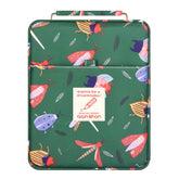 Pencil Case Holder Slot - Holds 202 Colored Pencils or 136 Gel Pens with Zipper Closure - Large Capacity Polyester Pen Organizer for Watercolor Pens or Markers - Perfect for Artist Green Dragonfly